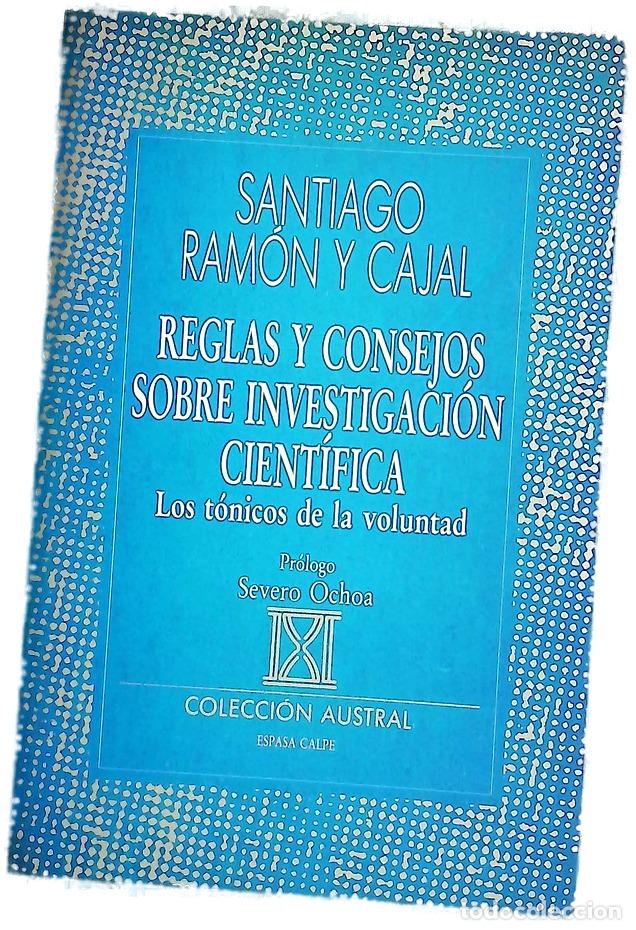Libros: Reglas y consejos sobre investigaci&oacute;n cient&iacute;fica los t&oacute;nicos de la voluntad