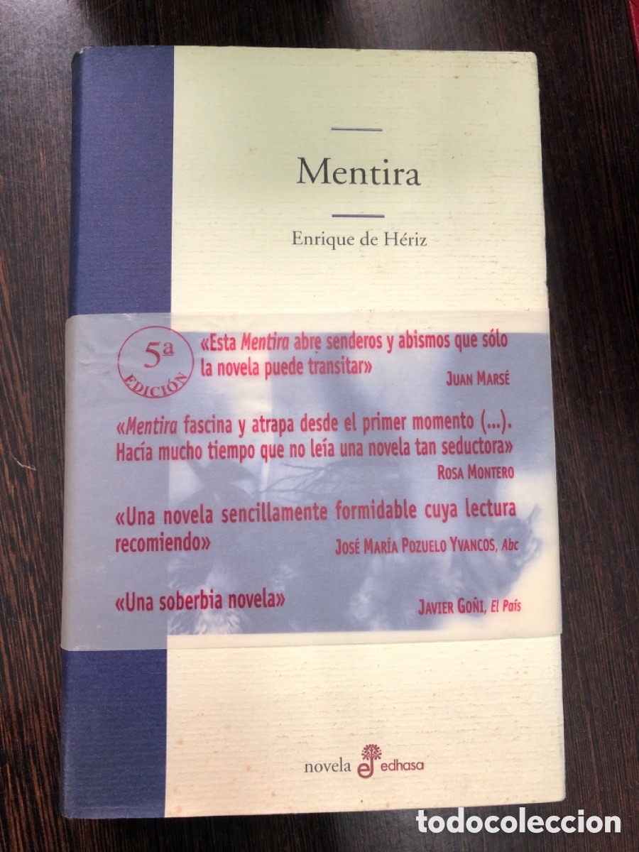 Libri di seconda mano: MENTIRA ENRIQUE HERIZ NOVELA EDHASA