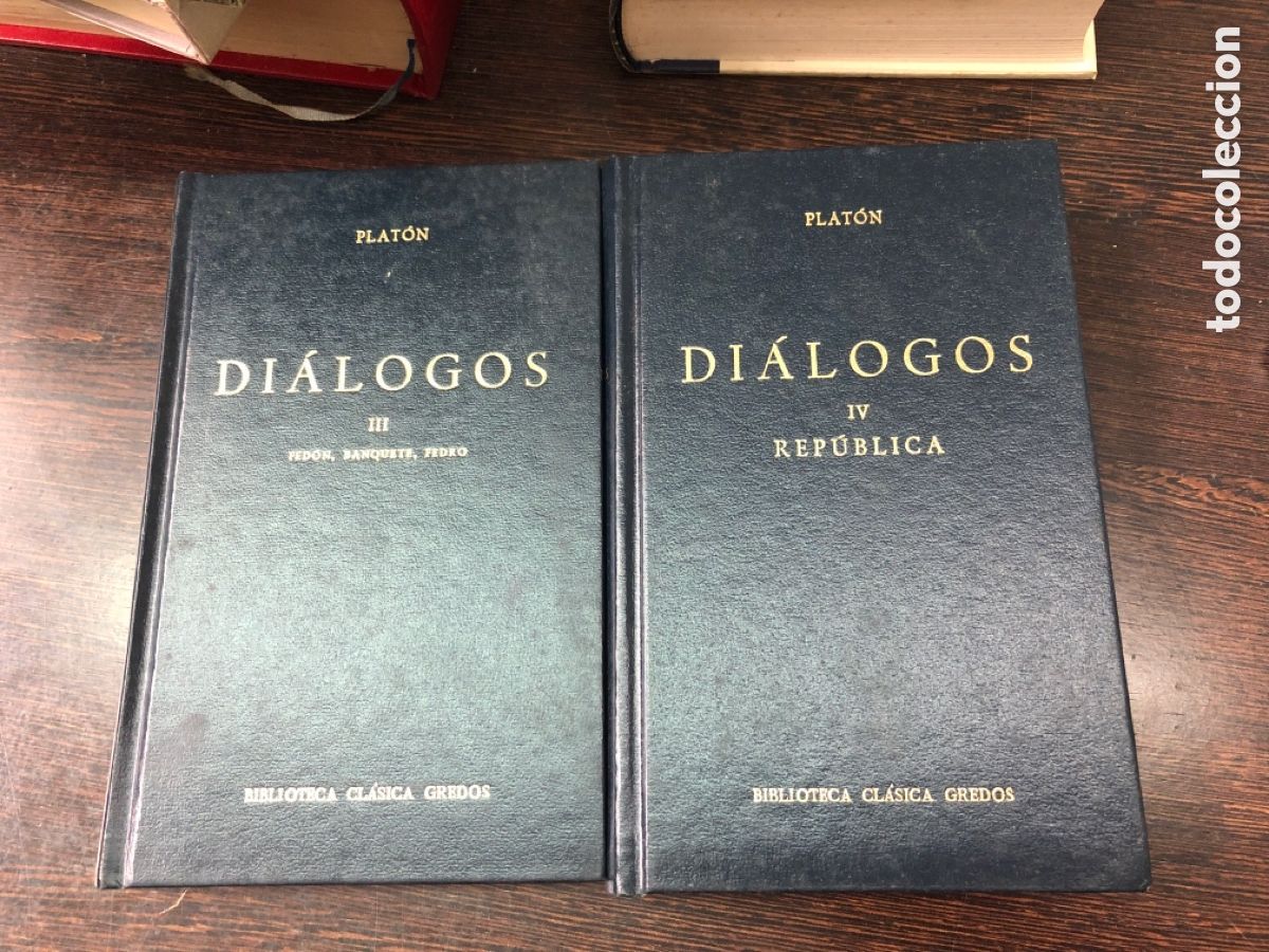 Livros em segunda m&atilde;o: BIBLIOTECA CLASICA GREDOS PLATON DIALOGOS III FEDON BANQUETE FEDRO Y IV LA REPUBLICA