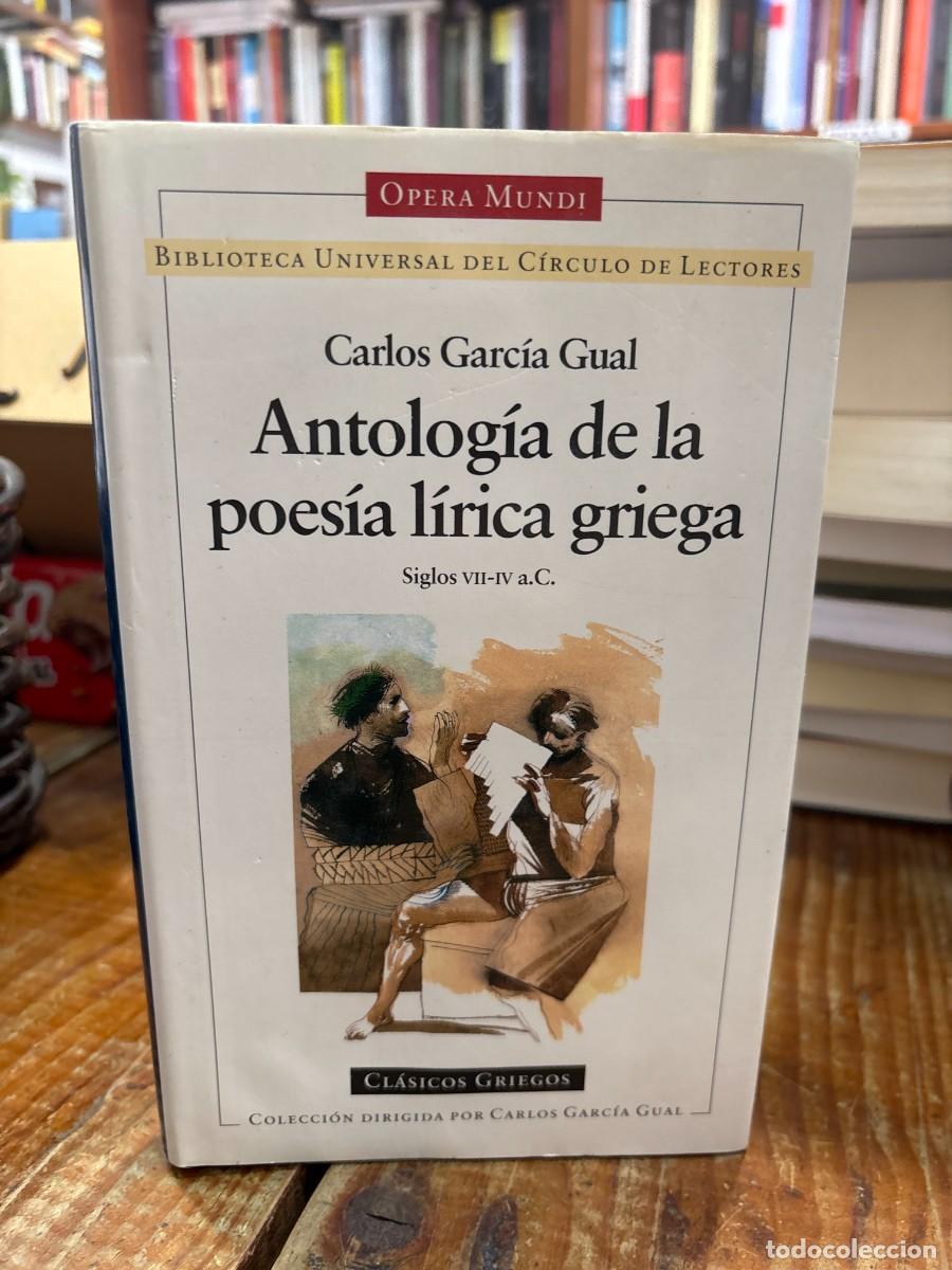 Libros: Antologia de la poesia lirica griega: siglos VII-IV a.C. TRSAAAVV AA Idioma: Espa&ntilde;ol