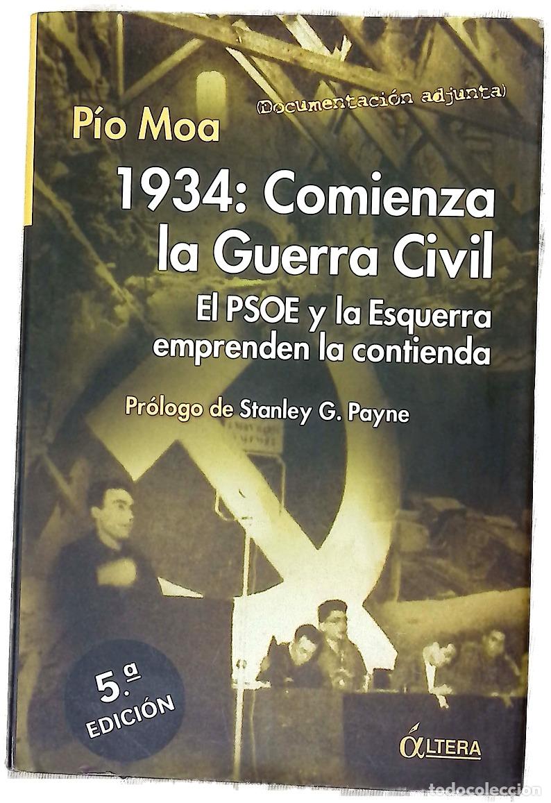 Libros: 1934: comienza la Guerra Civil el PSOE y la Esquerra emprenden la contienda