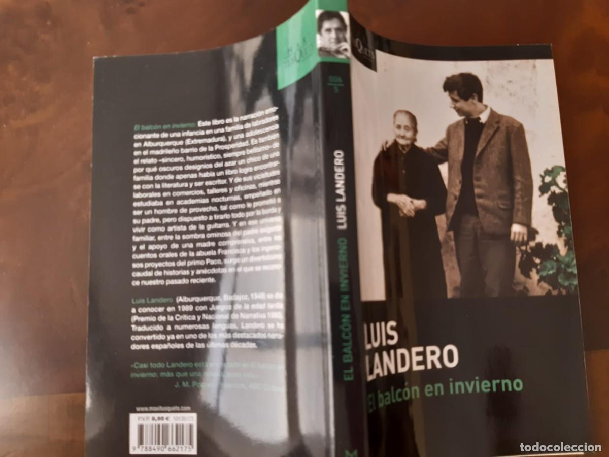 Libros: EL BALC&Oacute;N EN INVIERNO. Luis Landero - Foto 3