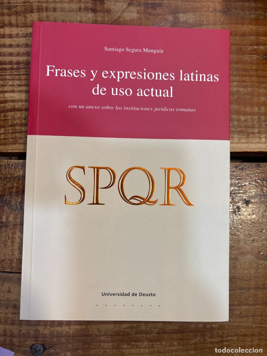 Libros: Frases y expresiones latinas de uso actual: Segura Mungu&iacute;a, Santiago