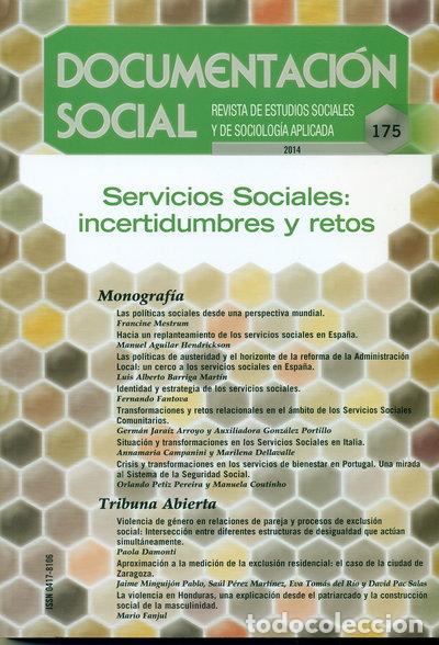 Libros: Servicios sociales: incertidumbres y retos- 9788484405979