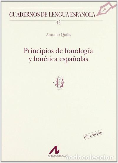books: Principios de fonolog&iacute;a y fon&eacute;tica espa&ntilde;olas- 9788476352502