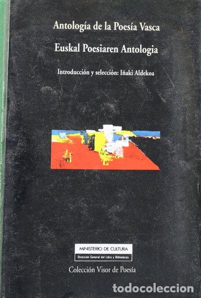 Libros: Antolog&iacute;a de la poes&iacute;a vasca- 9788475222738