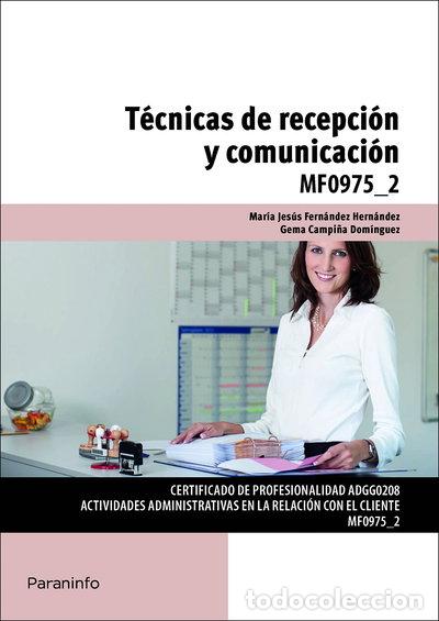 Libros: T&eacute;cnicas de recepci&oacute;n y comunicaci&oacute;n- 9788428398848