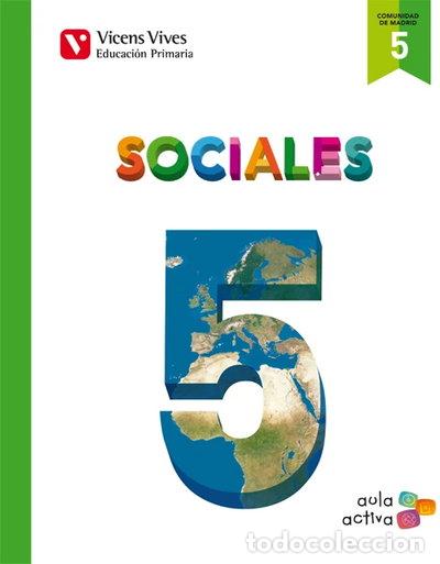 Libros: Sociales 5 Madrid (aula Activa)- 9788468227580