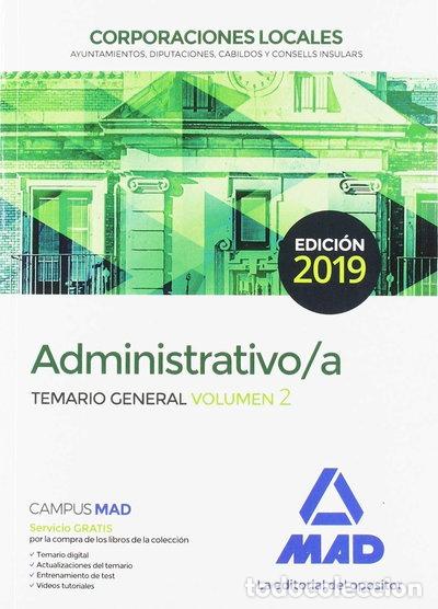 Libros: Administrativo de las Corporaciones Locales. Temario General Volumen 2- 9788414225615