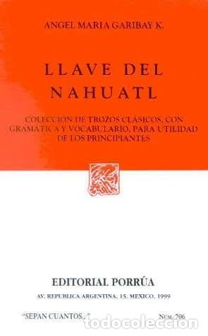 Libros: Llave del n&aacute;huatl- 9789700716329