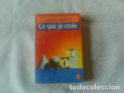 books: Ce que je crois- 9782253037491