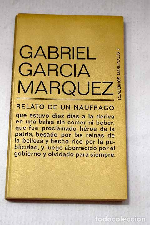 Livros em segunda m&atilde;o: Relato de un na&uacute;frago.- Garc&iacute;a M&aacute;rquez, Gabriel