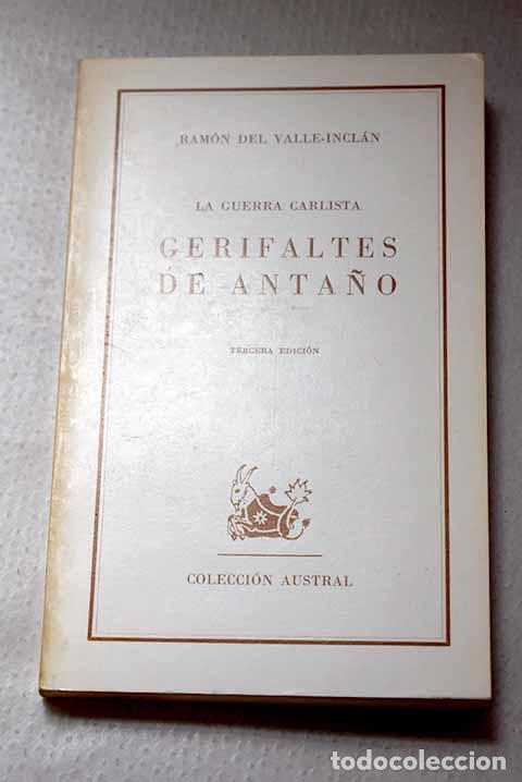 Livros em segunda m&atilde;o: Gerifaltes de anta&ntilde;o.- Valle-Incl&aacute;n, Ram&oacute;n del