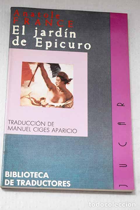 books: El jard&iacute;n de Epicuro.- France, Anatole