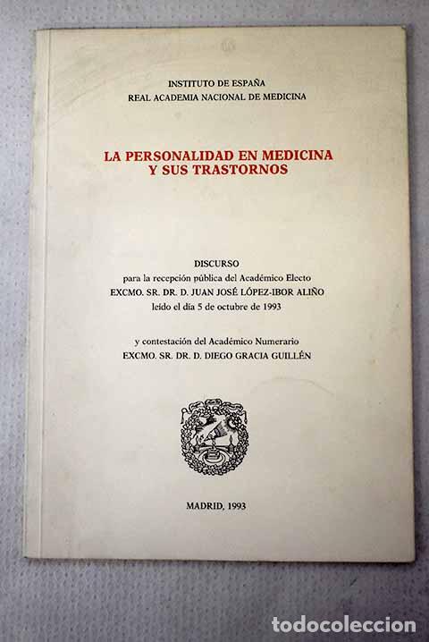 Libri di seconda mano: La personalidad en medicina y sus trastornos.- L&oacute;pez-Ibor Ali&ntilde;o, Juan Jos&eacute;