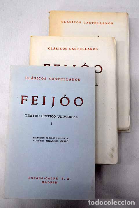 Livros em segunda m&atilde;o: Teatro cr&iacute;tico universal.- Feijoo, Benito Jer&oacute;nimo