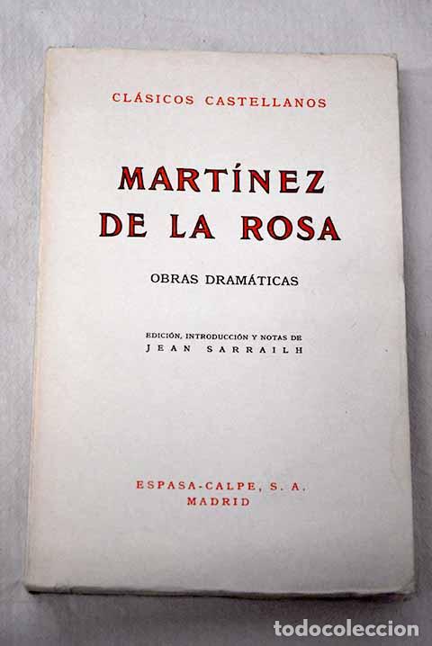 Livros em segunda m&atilde;o: Obras dram&aacute;ticas: Mart&iacute;nez de la Rosa, Francisco.- Mart&iacute;nez de la Rosa, Francisco