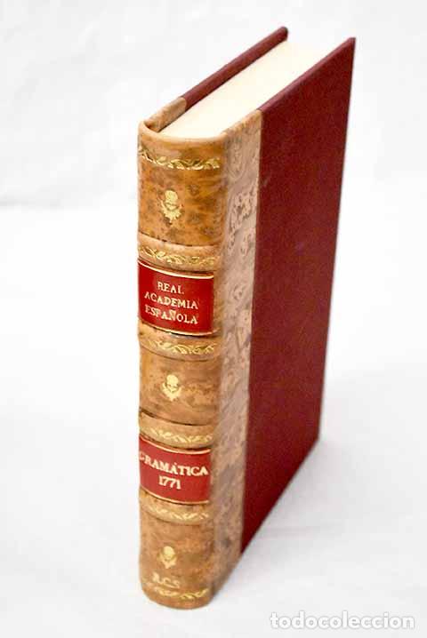 Libros: Gram&aacute;tica de la lengua castellana 1771