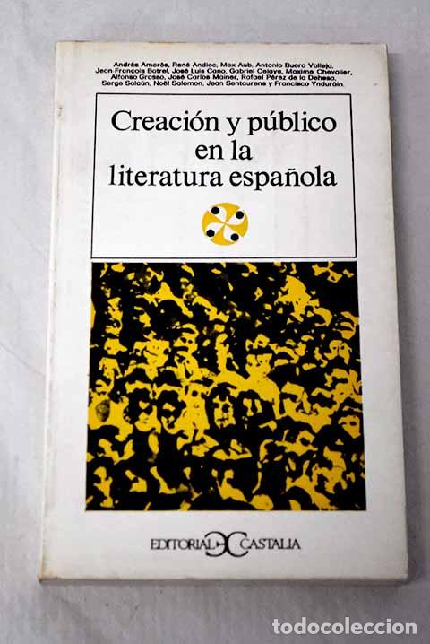 Libros: Creaci&oacute;n y p&uacute;blico en la literatura espa&ntilde;ola