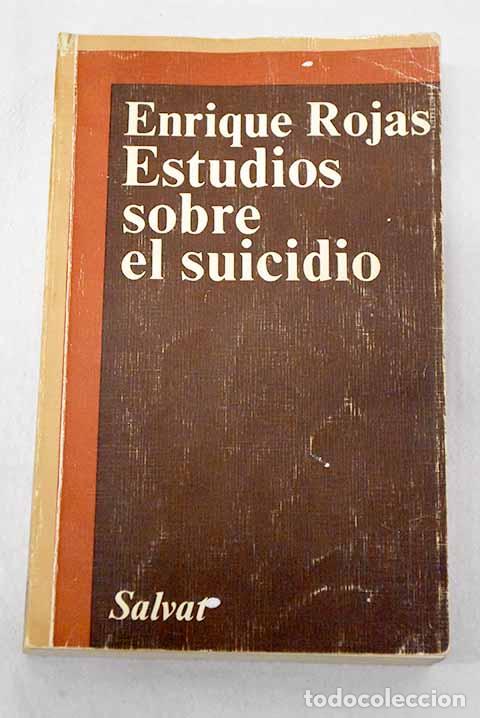 books: Estudios sobre el suicidio.- Rojas, Enrique