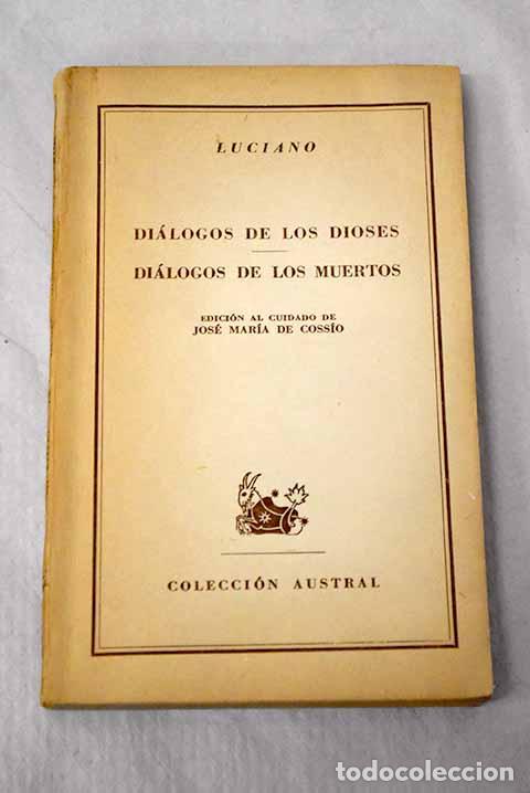 B&uuml;cher: Di&aacute;logos de los dioses.- Luciano de Sam&oacute;sata