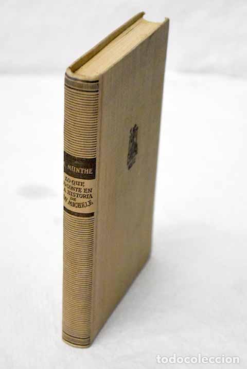 Libros: Lo que no cont&eacute; en la historia de San Michele.- Munthe, Axel