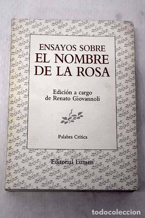 books: Ensayos sobre El nombre de la rosa