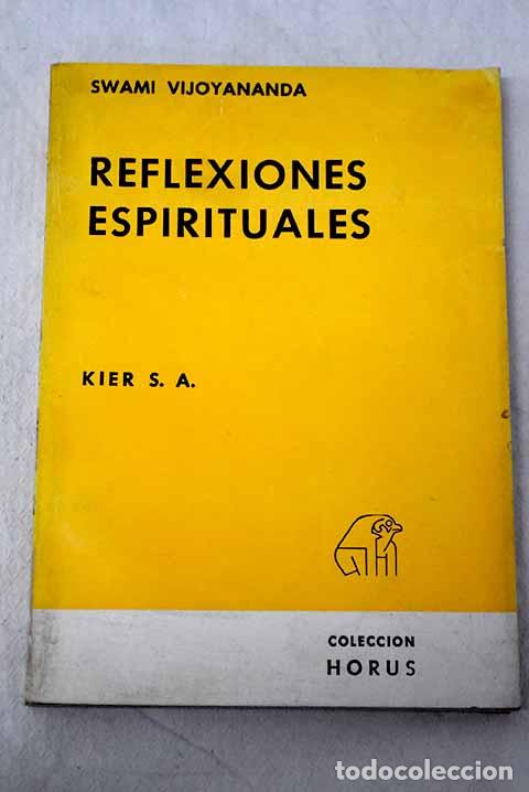Libros: Reflexiones espirituales.- Vijoyananda, Swami