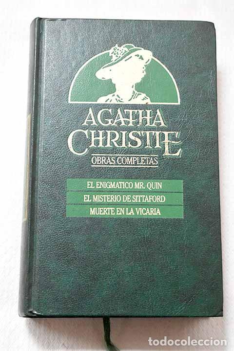books: El enigm&aacute;tico Mr. Quin ; El misterio de Sittaford ; Muerte en la vicar&iacute;a.- Christie, Agatha