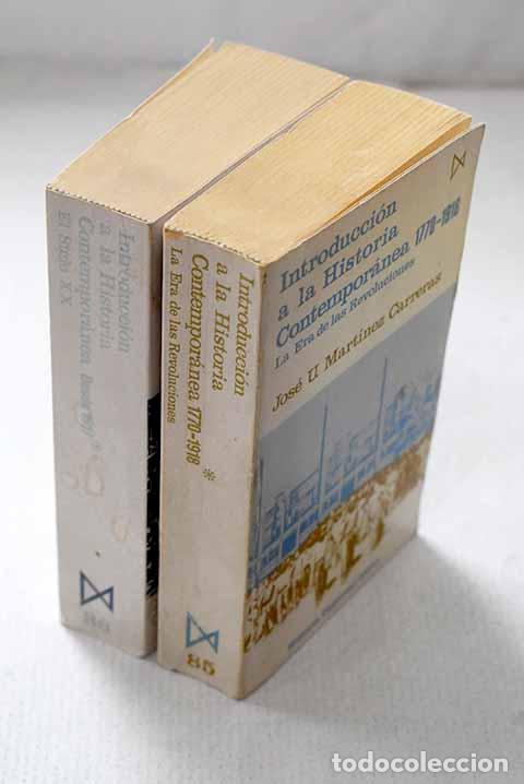 Libros: Introducci&oacute;n a la historia contempor&aacute;nea.- Mart&iacute;nez Carreras, Jos&eacute; Urbano