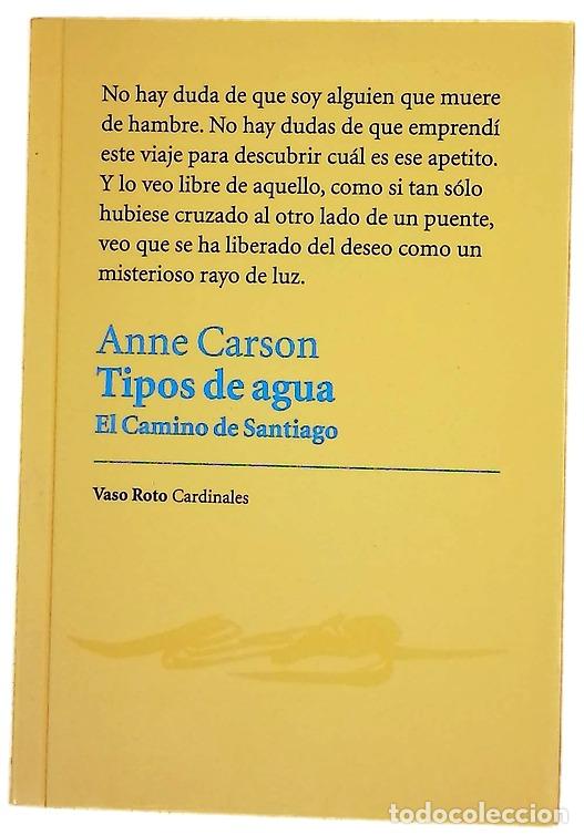 Libros: Tipos de agua : el Camino de Santiago