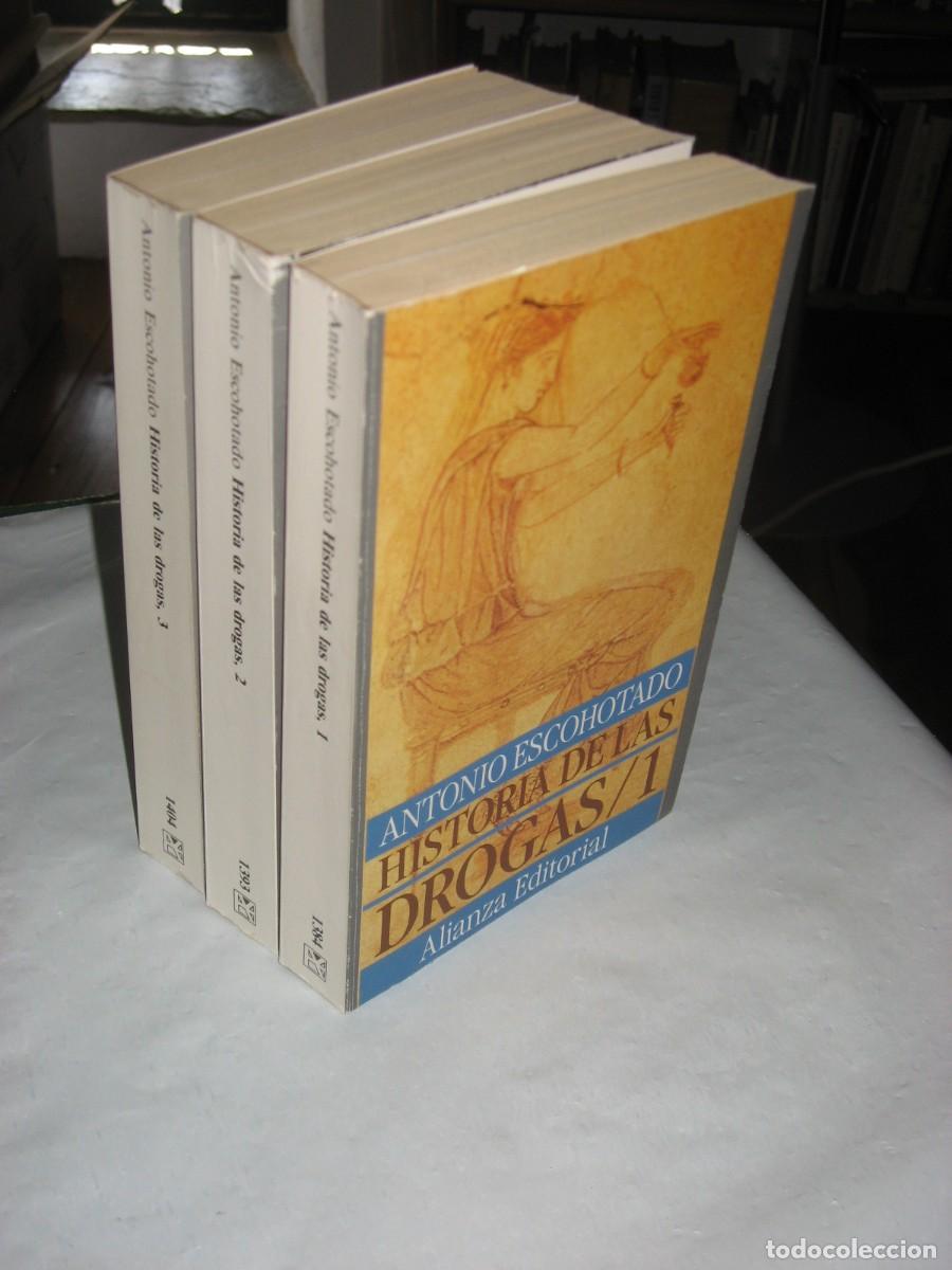 Libros: HISTORIA DE LAS DROGAS. 3 tomos - Antonio Escohotado - Foto 2