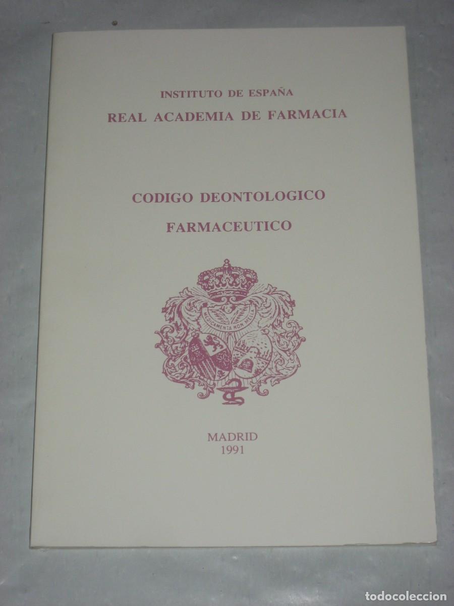 books: CODIGO DEONTOLOGICO FARMACEUTICO