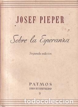 Libros: Sobre la esperanza - Josef Pieper