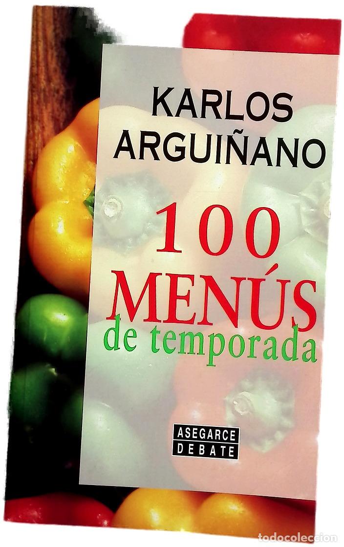 Libri di seconda mano: 100 men&uacute;s de temporada - Argui&ntilde;ano, Karlos