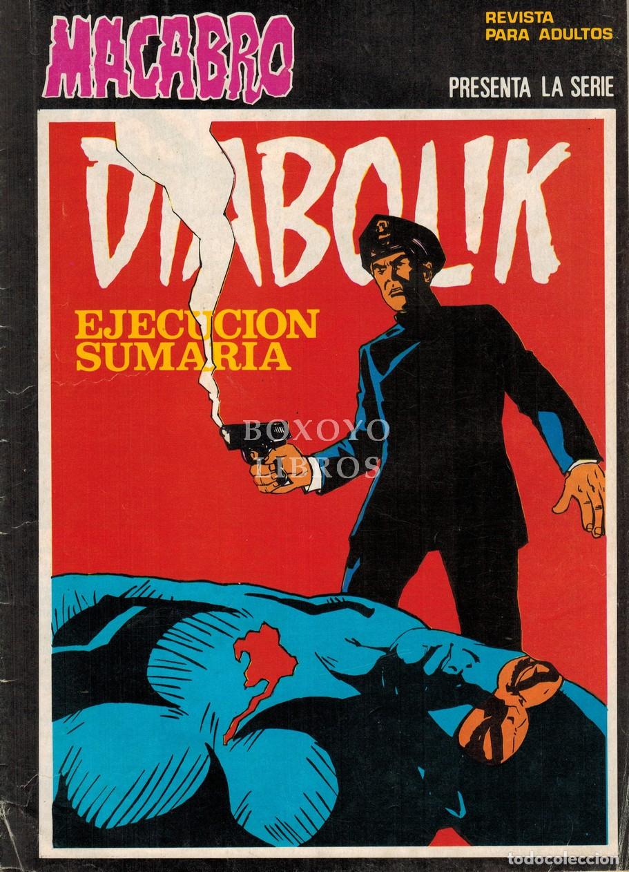 Libros: Macabro presenta la serie Diabolik. Ejecuci&oacute;n sumaria