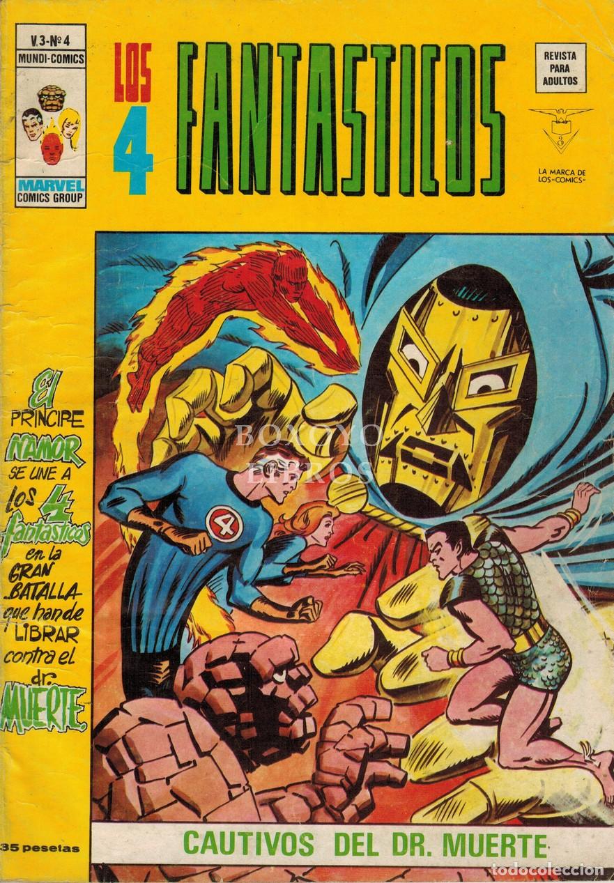 Libros: Mundi C&oacute;mics V. 3- N&ordm; 4. Los 4 fant&aacute;sticos. Cautivos del Dr. Muerte