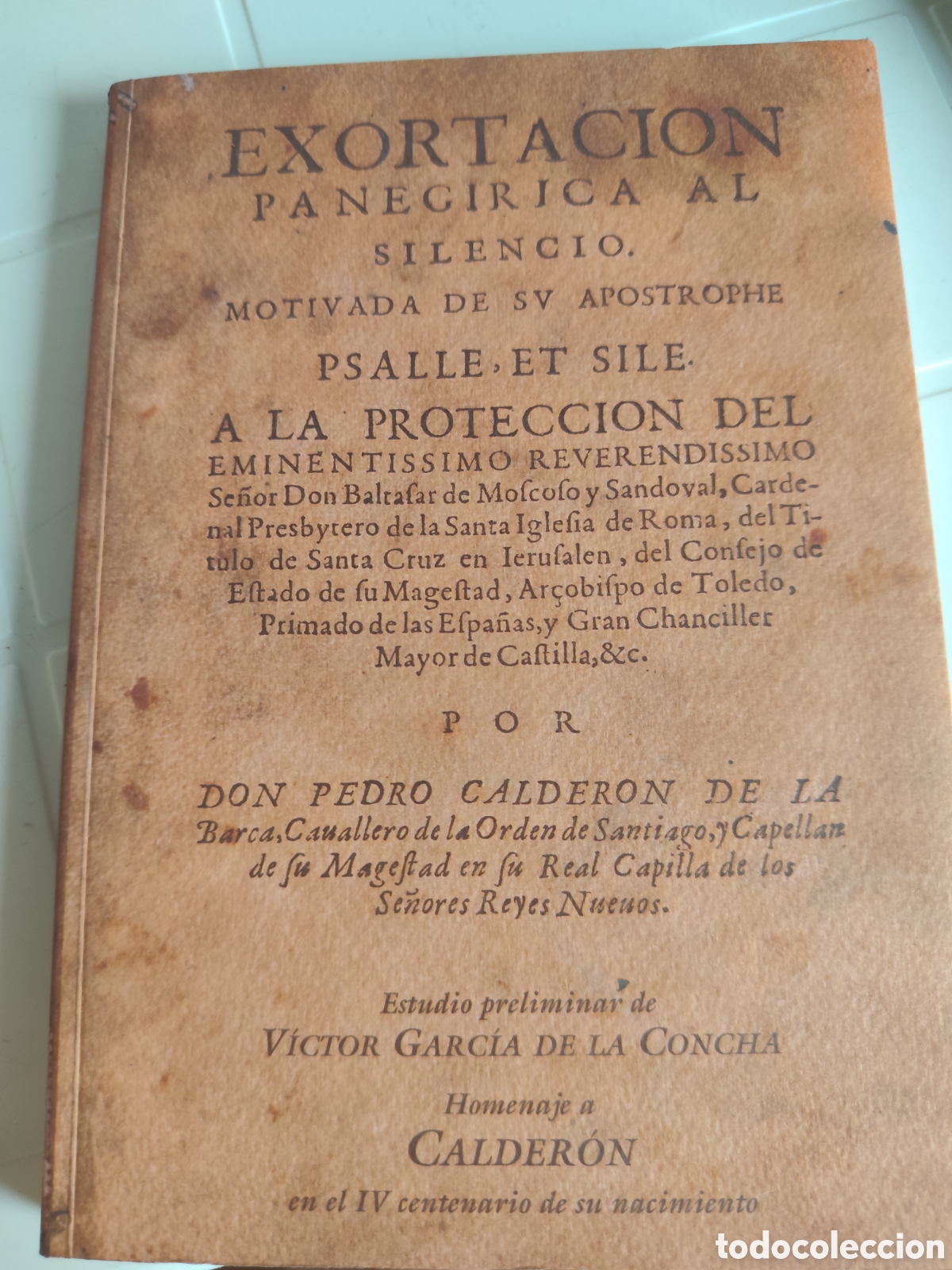 Libros: Exortacion panegirica al silencio