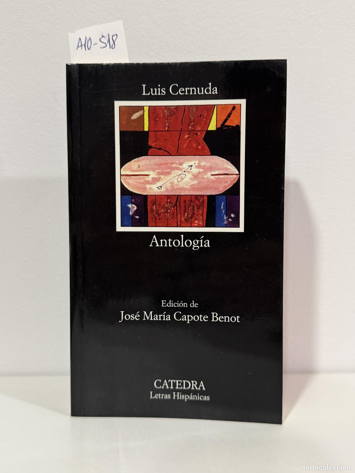 Libros: CERNUDA, Luis. - Antolog&iacute;a.
