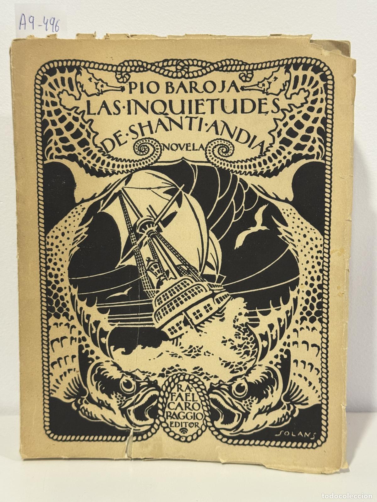 Libros: BAROJA, P&iacute;o. - Las inquietudes se Shanti Andia (edici&oacute;n ilustrada).