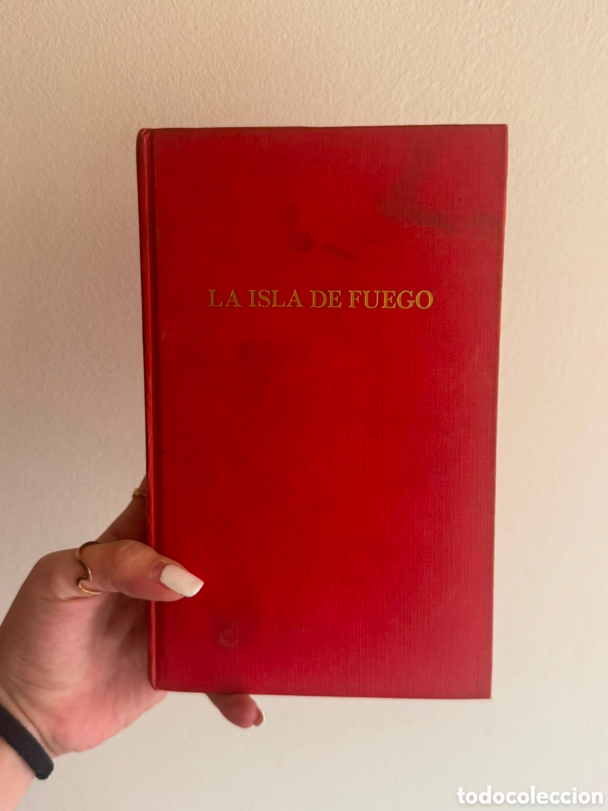 Libros: La isla de fuego &ndash; Burt Hirschfeld &ndash; 1.&ordf; edici&oacute;n (1976) &ndash; Ediciones Picazo