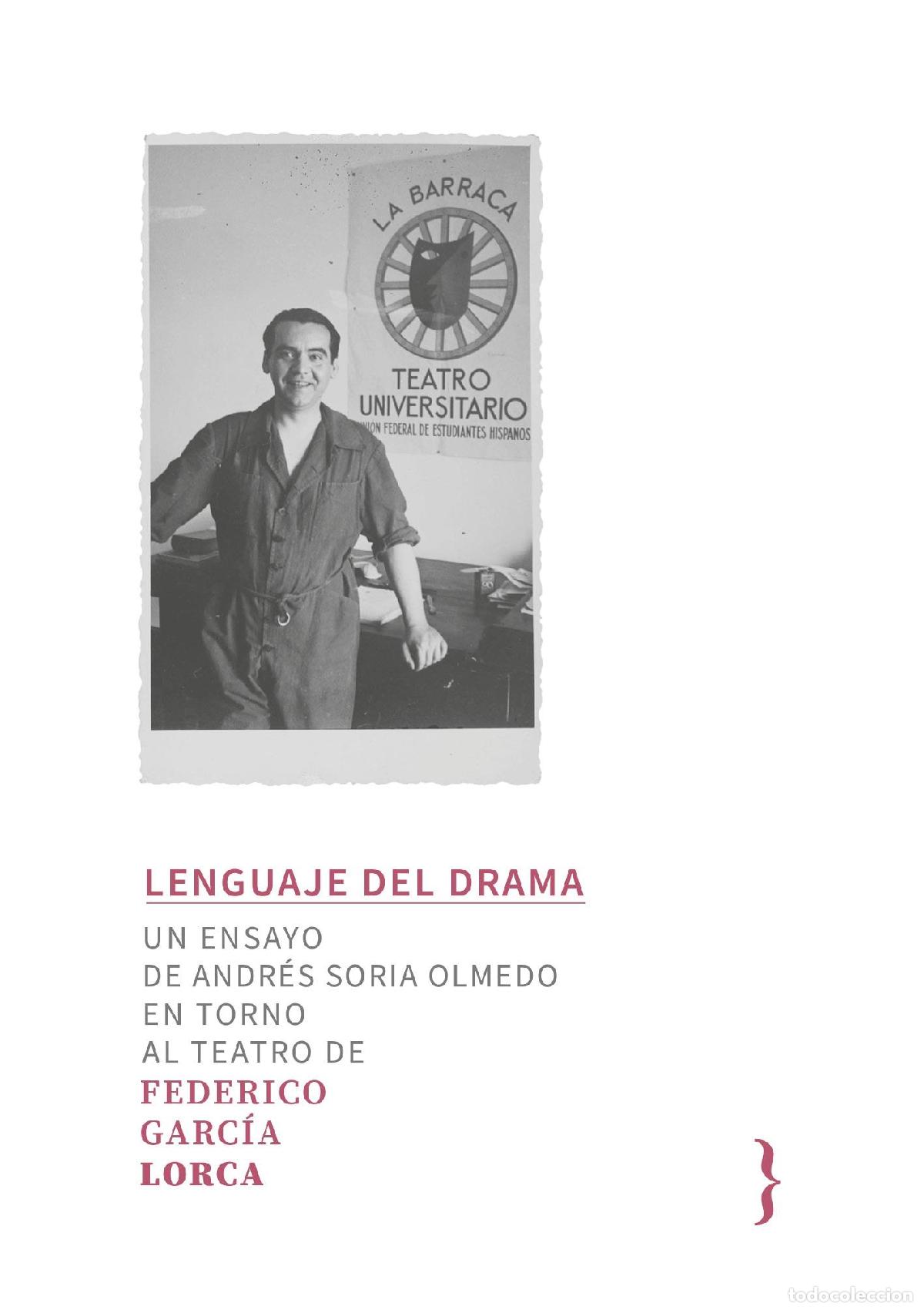 Libri di seconda mano: SORIA OLMEDO, Andr&eacute;s. - Lenguaje del drama.
