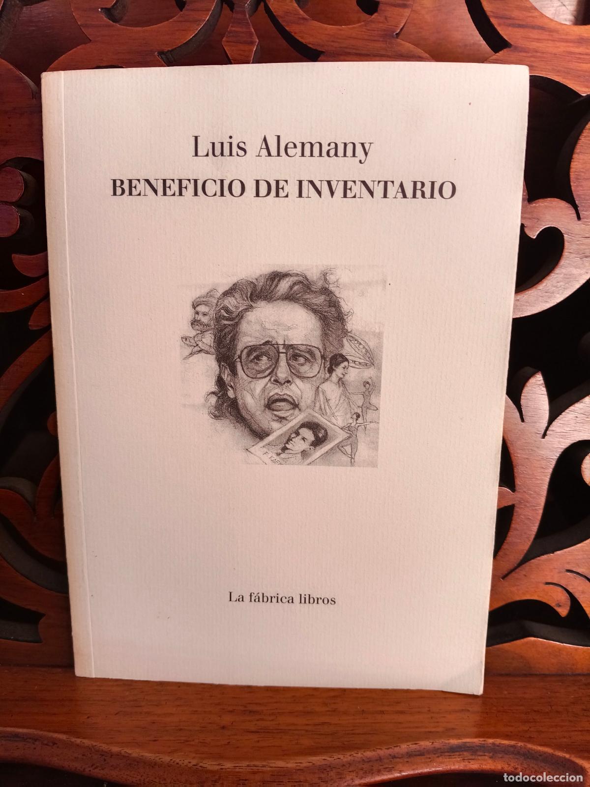 Libros: BENEFICIO DE INVENTARIO, LUIS ALEMANY. CANARIAS 1995