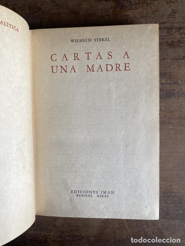 B&uuml;cher: Cartas a una madre - Stekel Wilhelm