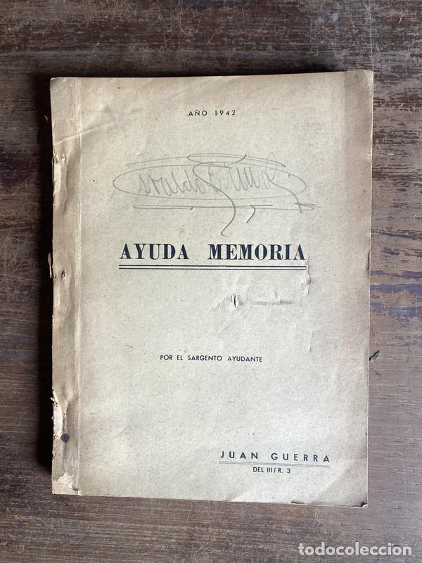 Libros: Ayuda Memoria - Guerra Juan