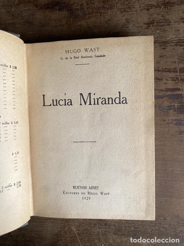 B&uuml;cher: Lucia Miranda - Wast Hugo
