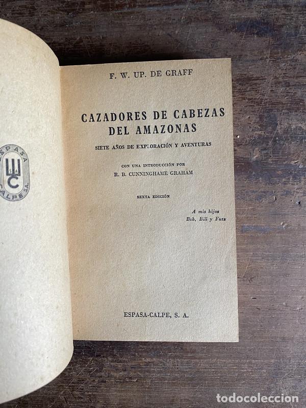 Livros em segunda m&atilde;o: Cazadores de Cabezas del Amazonas - Up de Graff F. W.