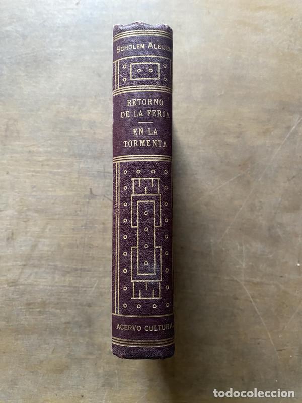 Libri di seconda mano: Retorno de la Feria / En la Tormenta - Scholem Aleijem
