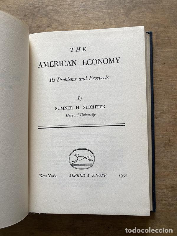 Livres: The American Economy - Slichter Sumner H.
