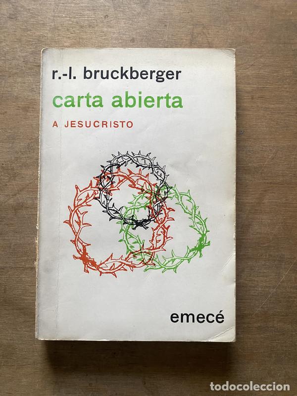 books: Carta abierta A Jesucristo - Bruckberger R.-L.